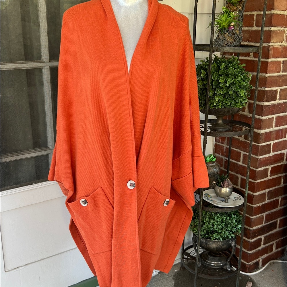 MarlaWynne Oversized Knit Drama Kimono Sweater
